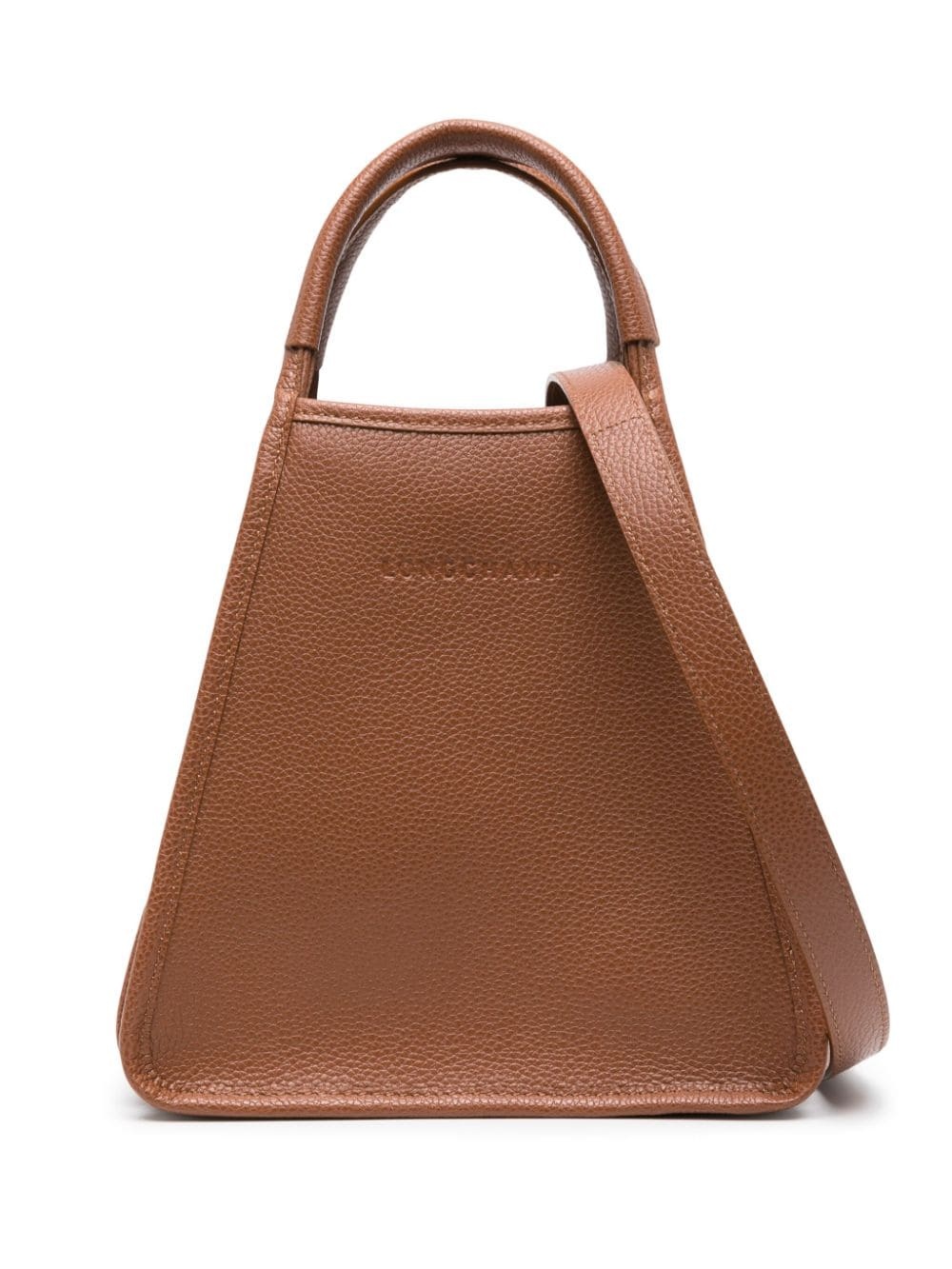 Leather Handbags Longchamp Le FoulonnÃ© Flat Leather