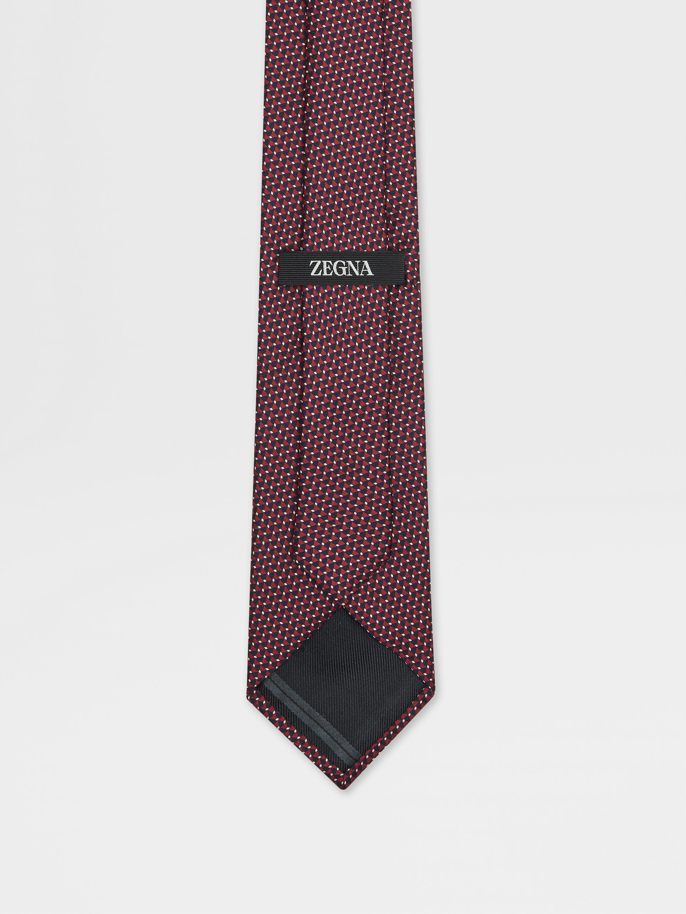 RED SILK TIE - 3