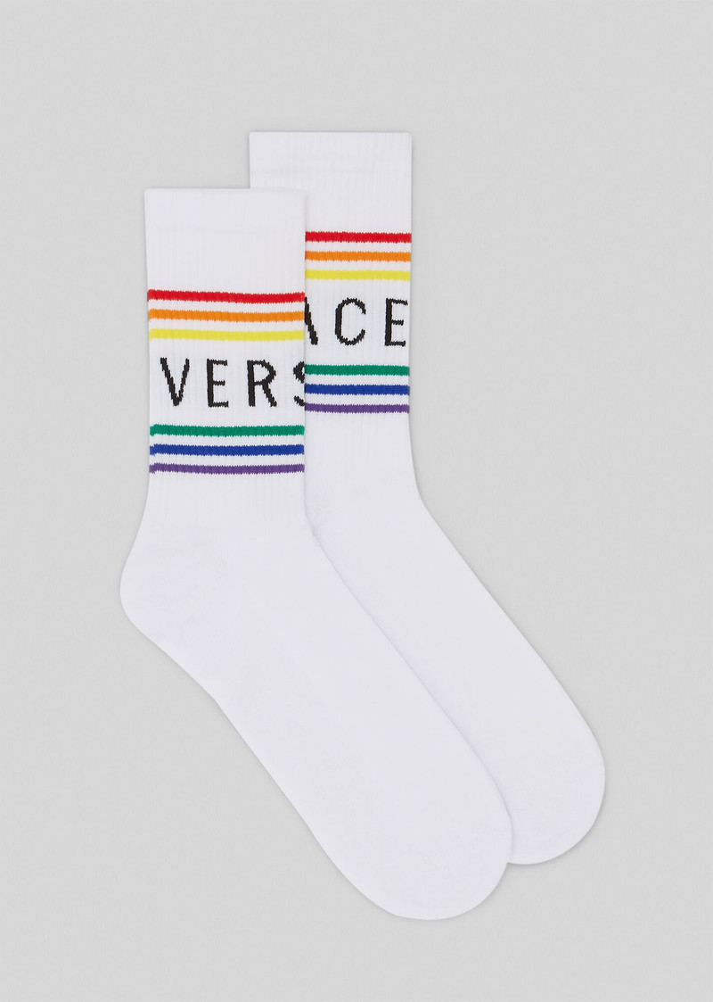 Versace x Pride Logo Socks 1