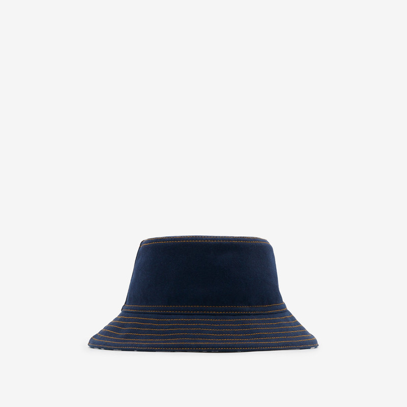 Reversible Denim Bucket Hat - 1