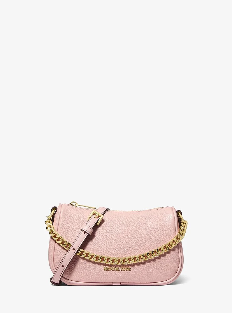 Carmela Small Pebbled Leather Convertible Crossbody Bag - 1