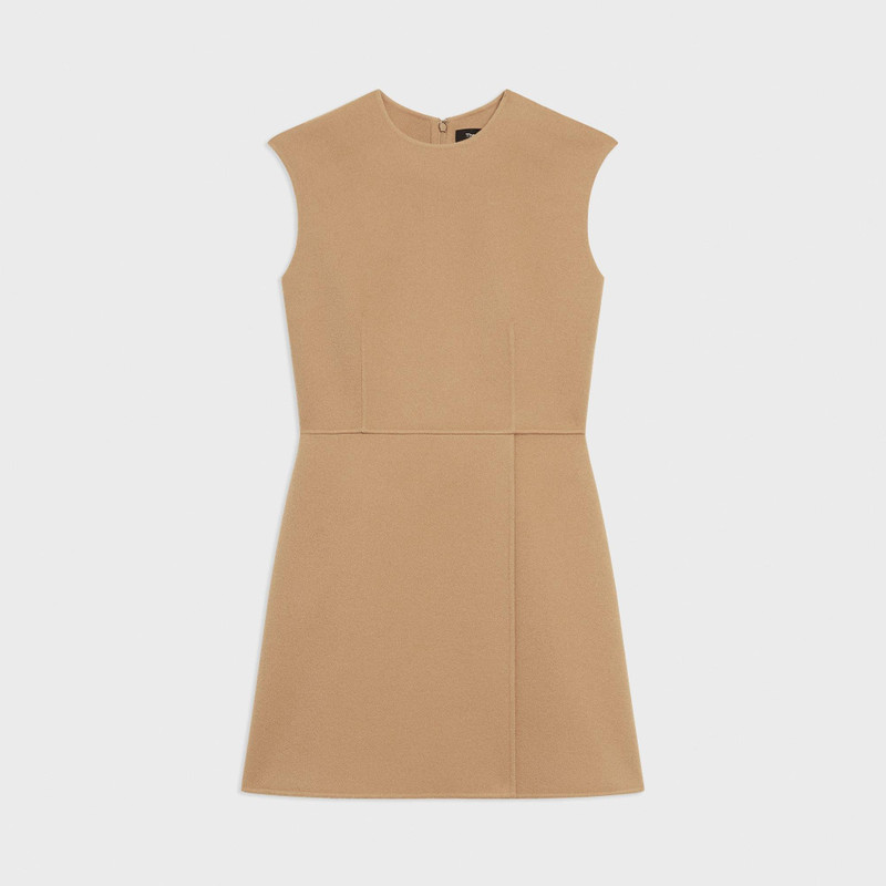 Mini Wrap Dress in Double-Face Wool-Cashmere 1