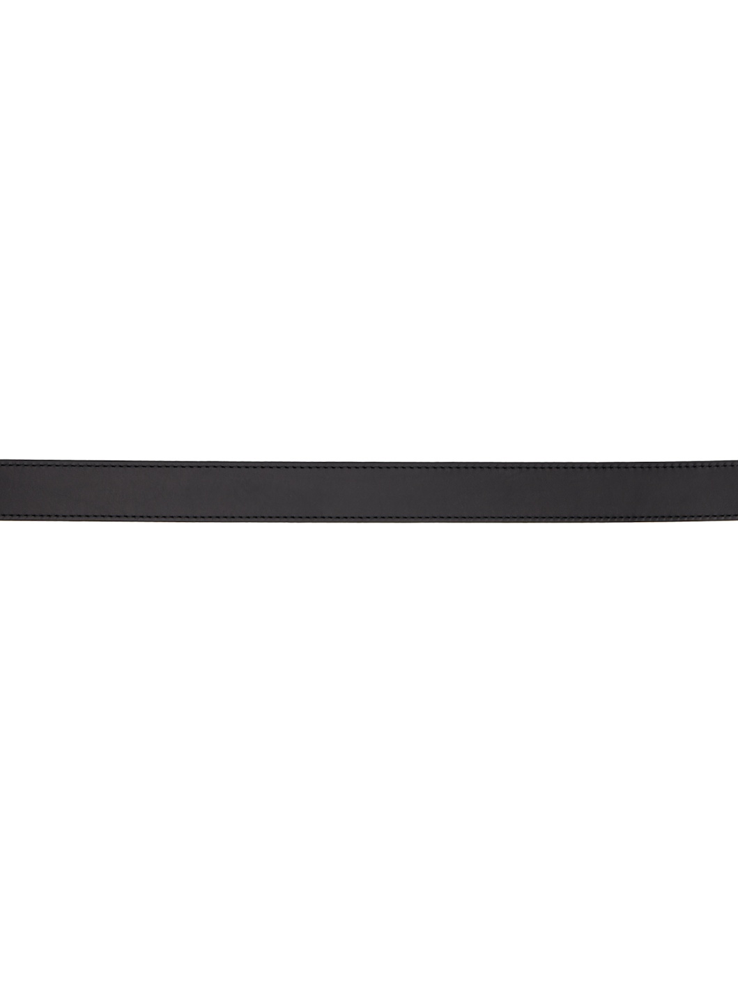 Black Minimal Western Belt - 2