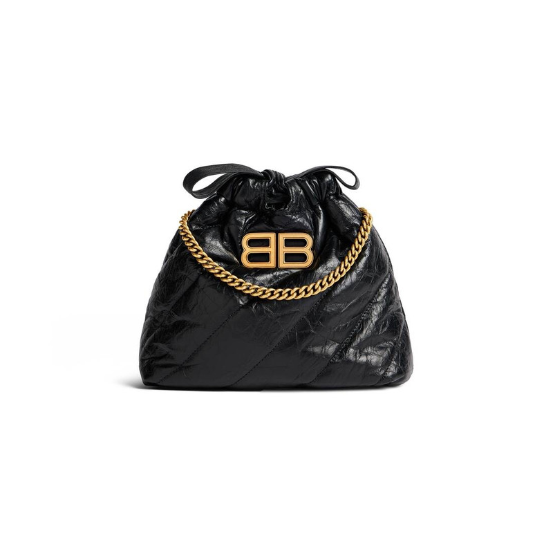 Women's Crush Xs Tote Bag Quilted in Black 5