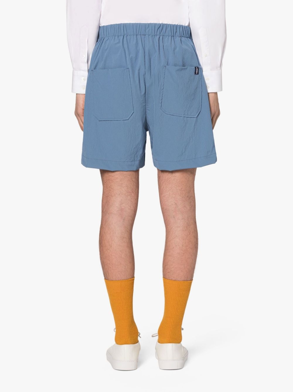 CAPTAIN NAVY SEERSUCKER SHORTS - 4