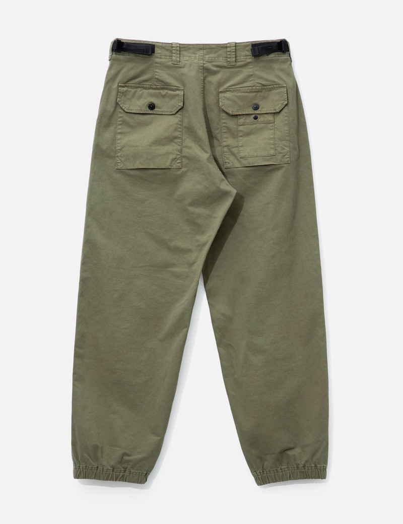 Stone Island ORGANIC COTTON STRETCH BROKEN TWILL 'OLD' EFFECT CARGO TROUSERS outlook