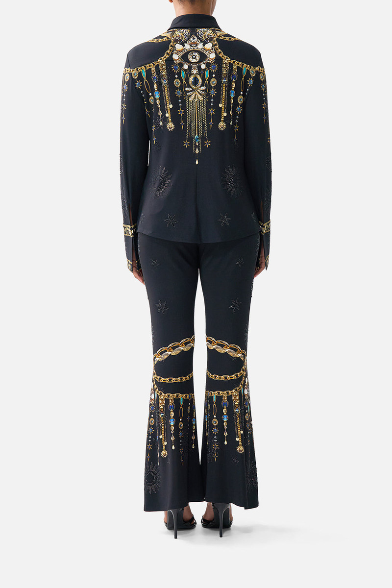 CAMILLA FITTED JERSEY SHIRT outlook