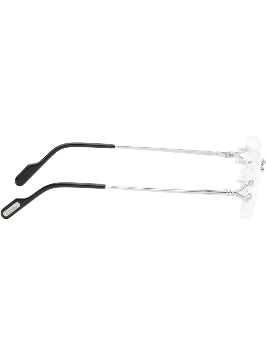 Silver 'Signature C de Cartier' Glasses - 2