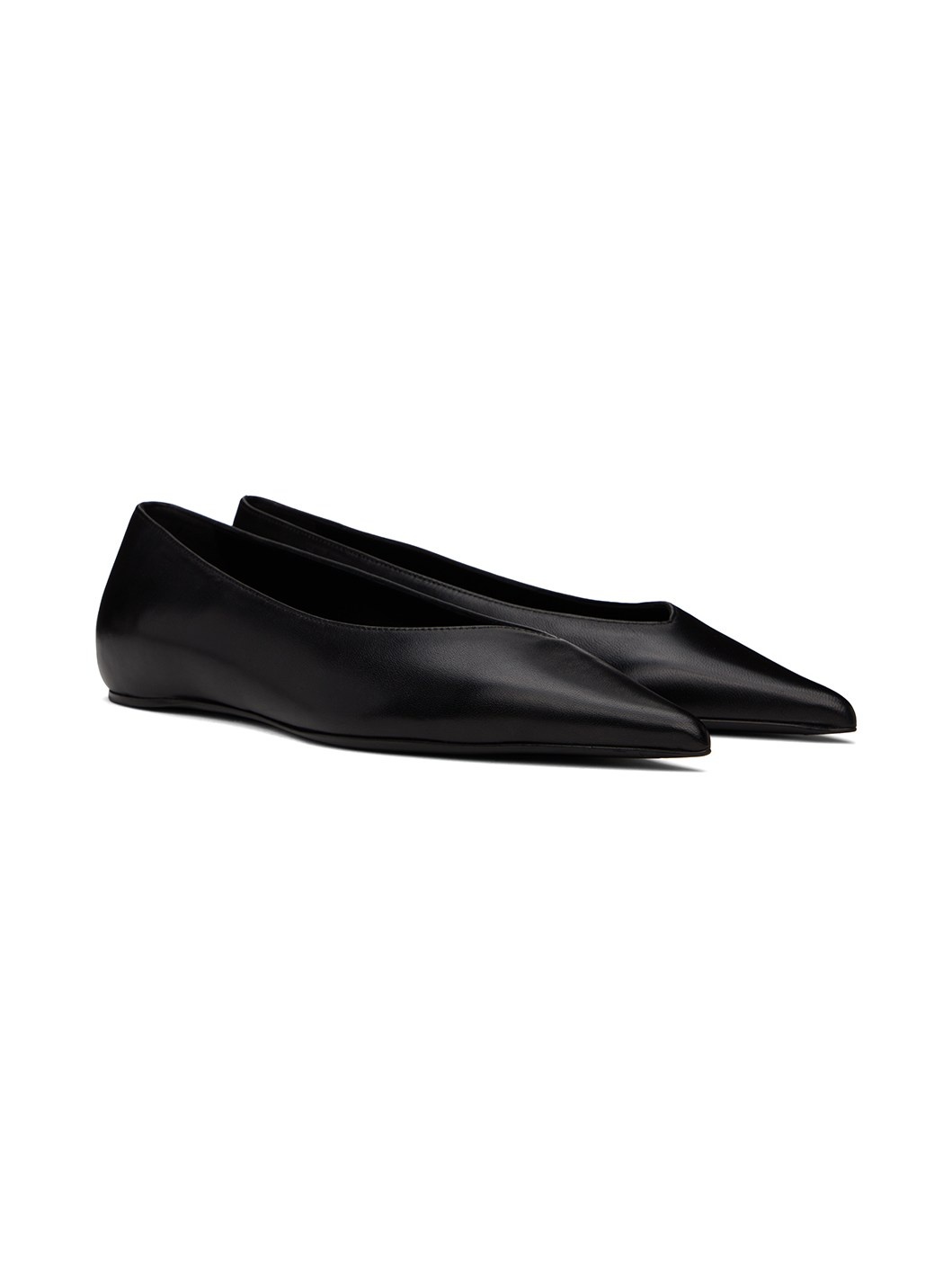 Black 'The Asymmetric' Ballerina Flats - 4