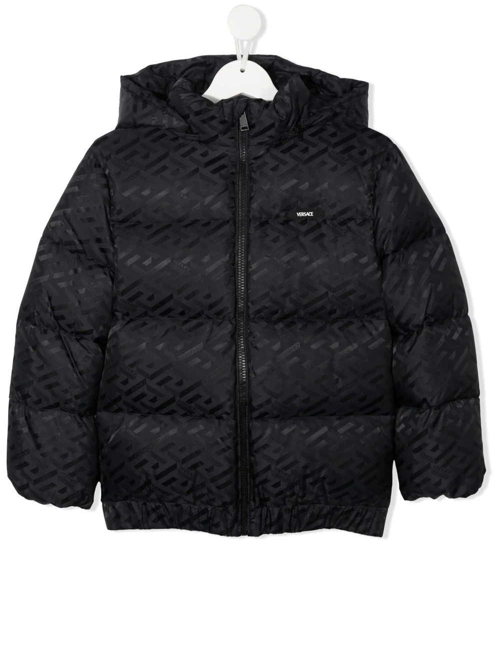 La Greca puffer hooded jacket - 1