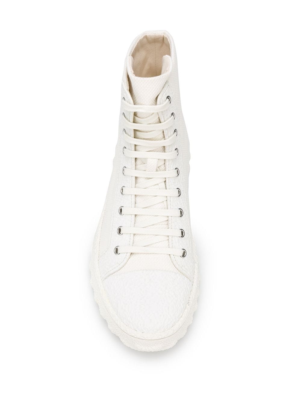ridged sole high-top sneakers - 4