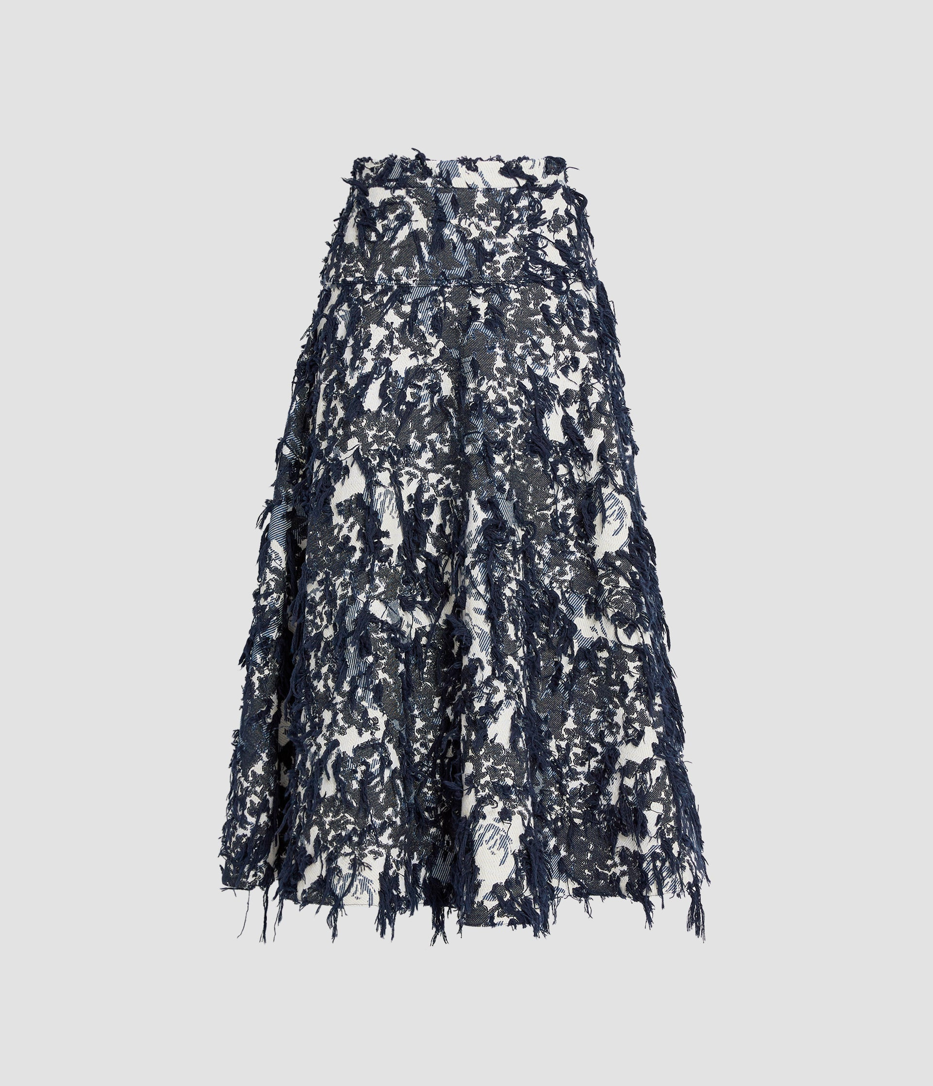 A-LINE MIDI SKIRT - 2