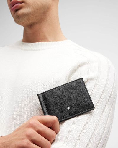 Montblanc Men's Saffiano Leather Sartorial Money Clip Wallet outlook