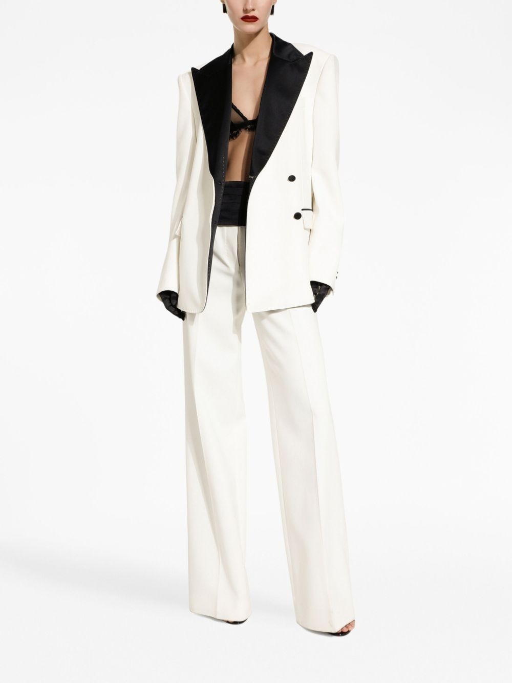 tailored wide-leg trousers - 2