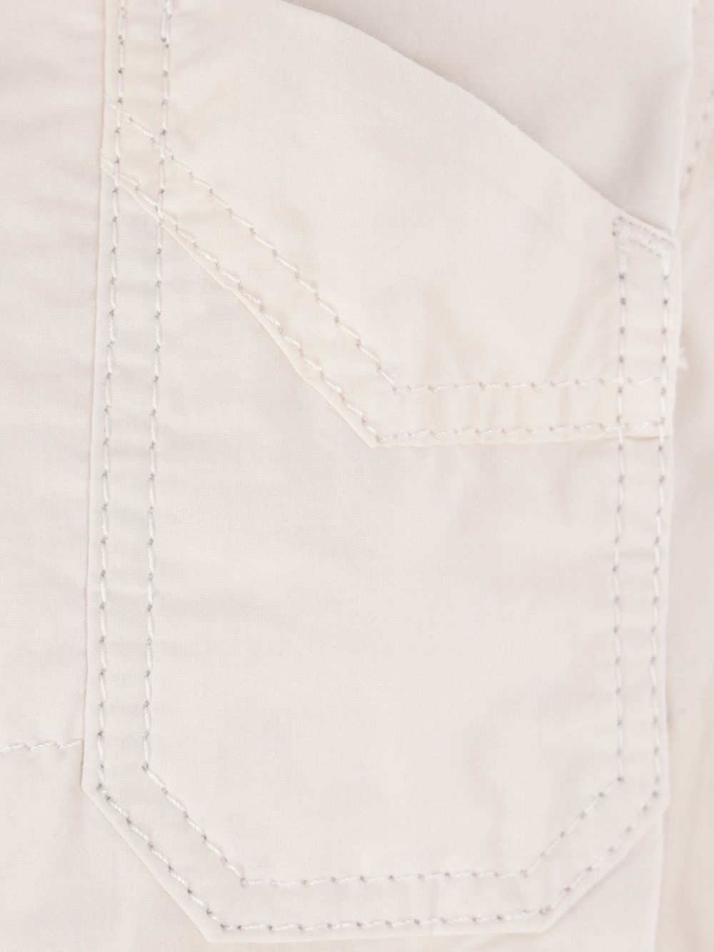notched-collar trench coat - 5
