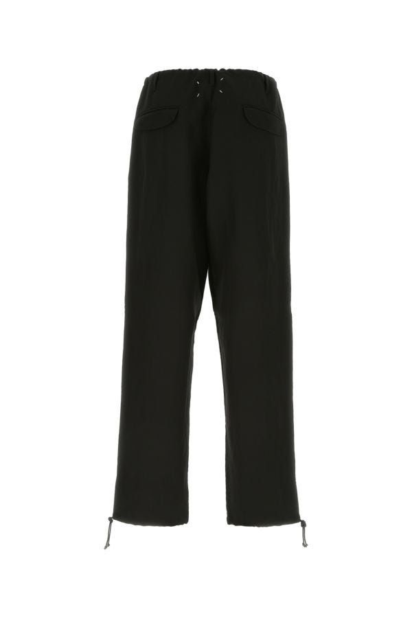 MAISON MARGIELA Black Linen Blend Pant - 2