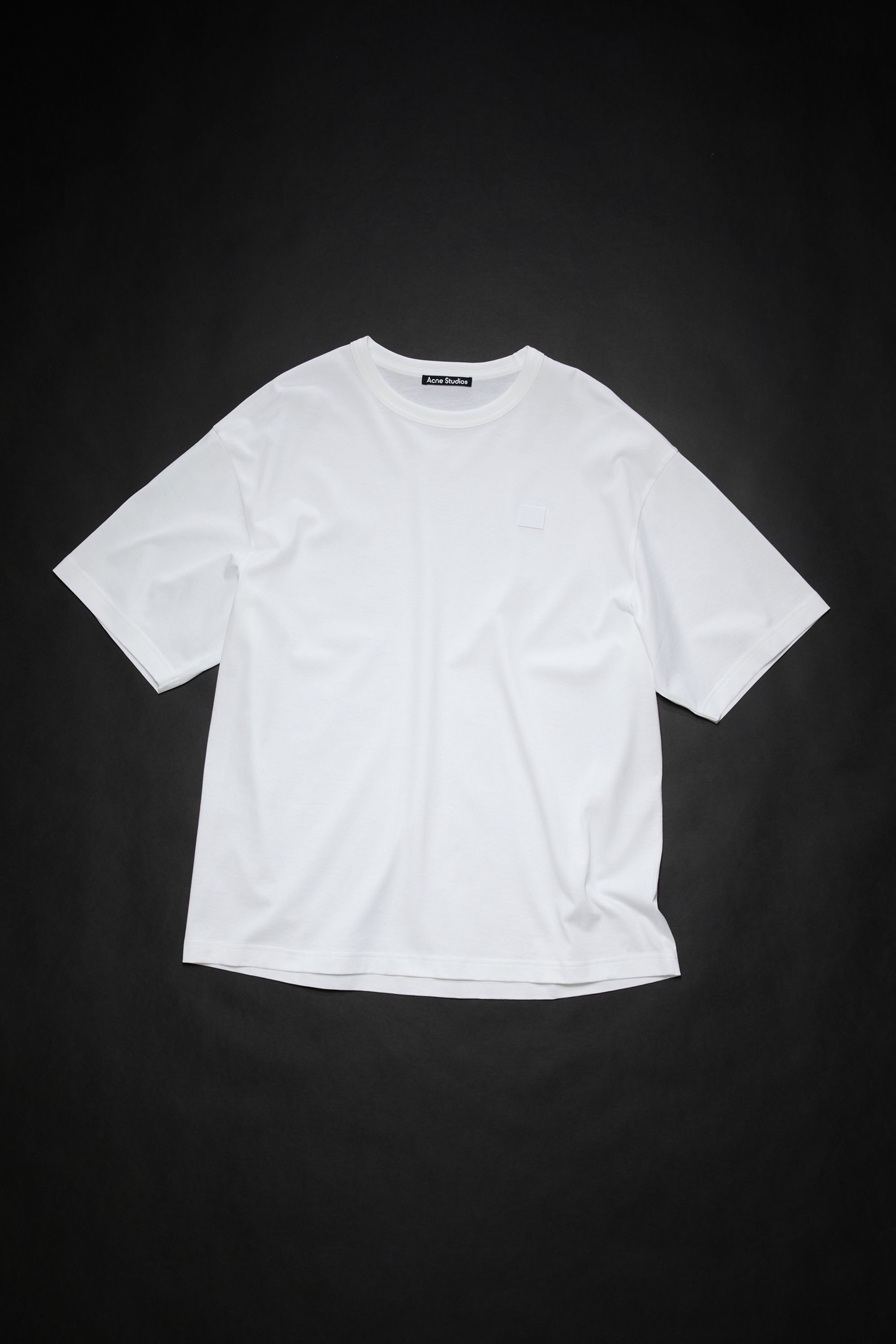 Face logo patch t-shirt - Optic White - 5