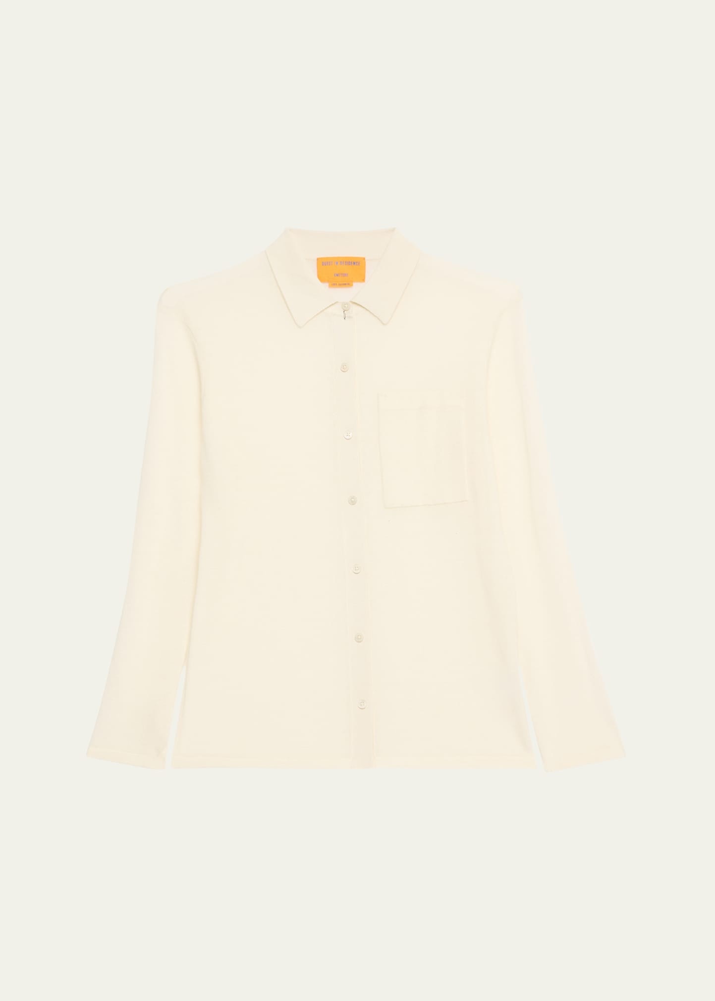 Showtime Cashmere Collared Button-Front Shirt - 1