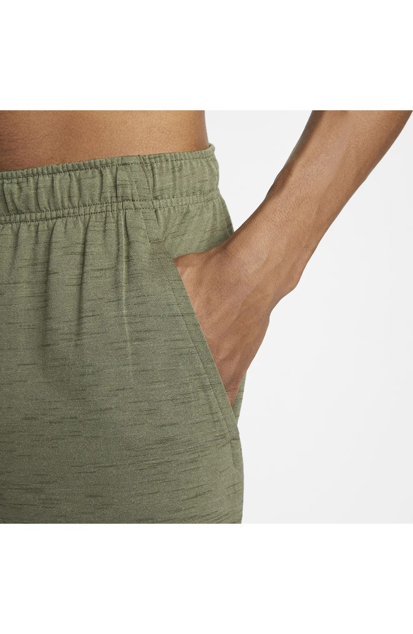 Dri-Fit Men's Pocket Yoga Pants in Olive/Cargo Khaki/Black - 5