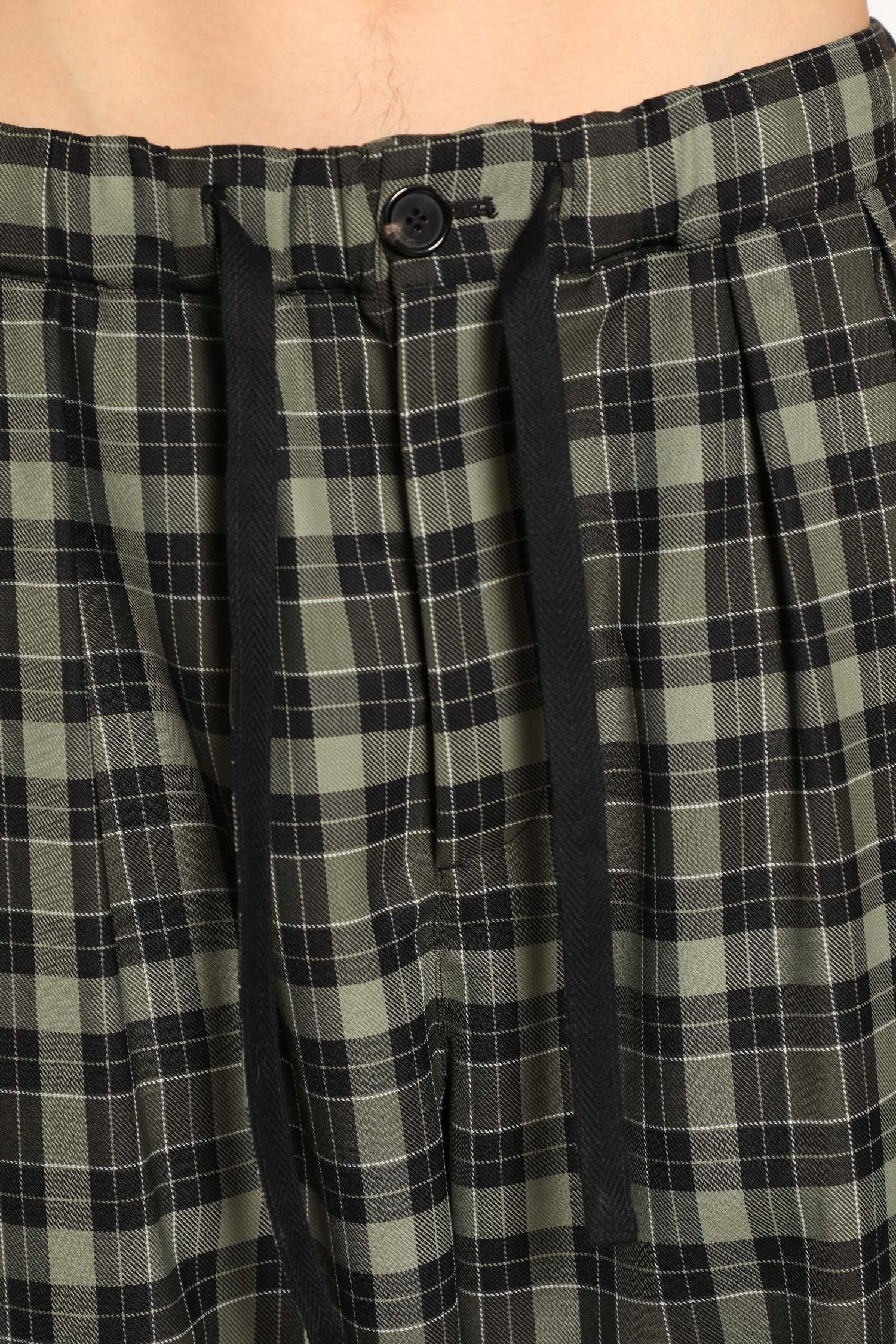 Wool Blend Straight Leg Pants - 5
