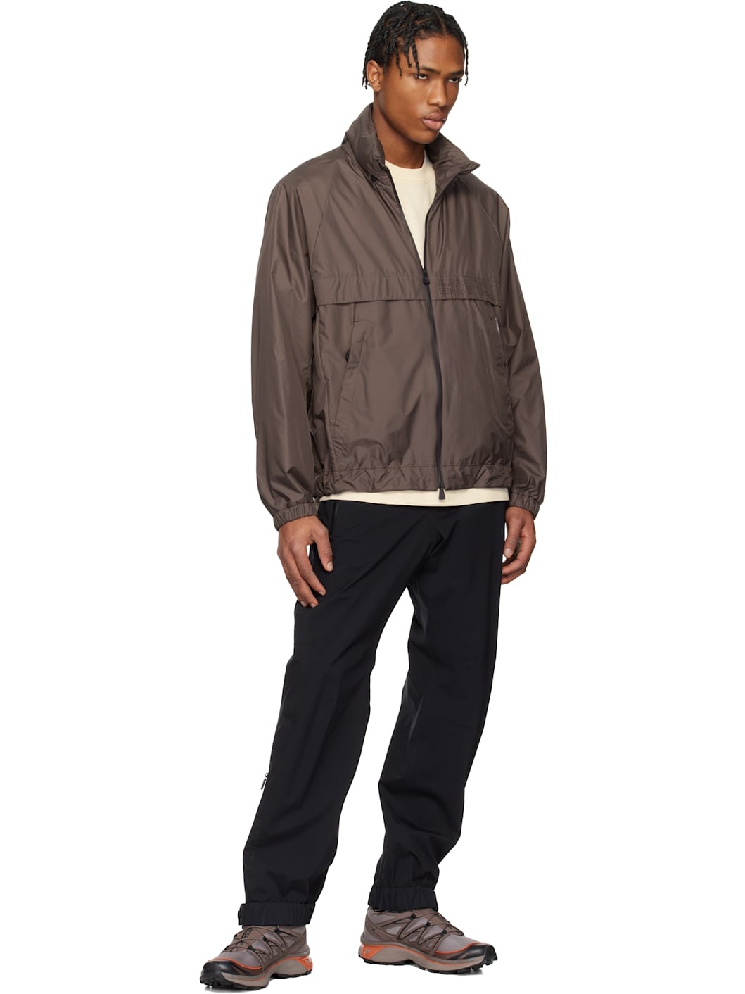 Brown Negara Packable Hooded Jacket - 5