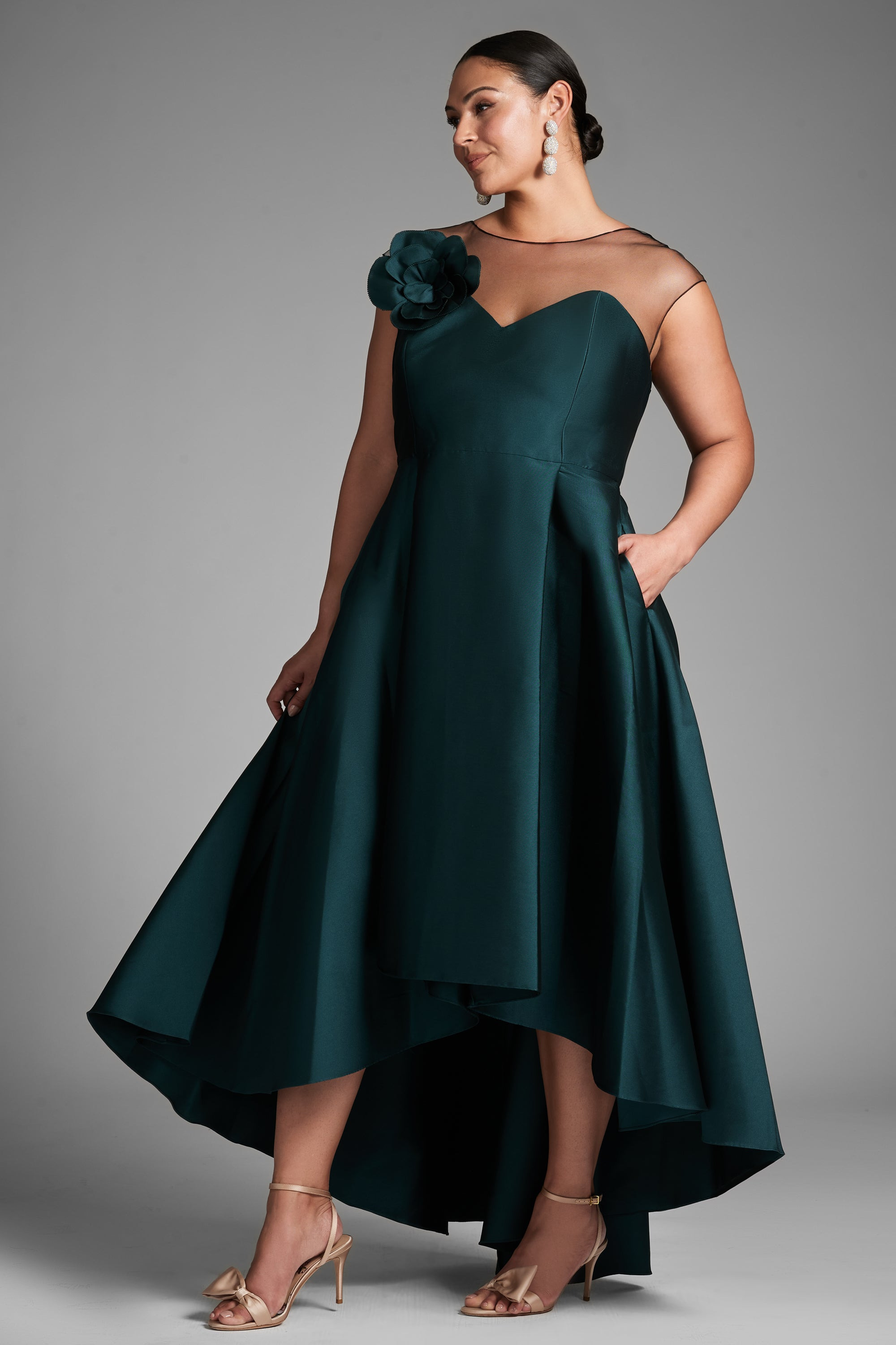 Blakely Gown - Forest Green - 7