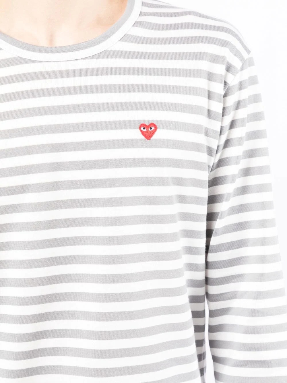 heart-patch long-sleeved T-shirt - 5