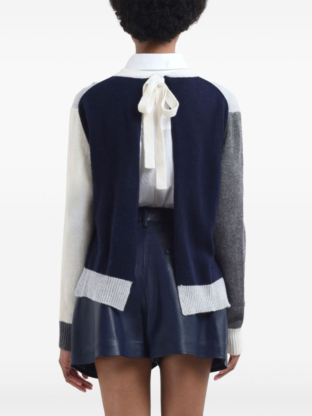 colourblock sweater - 3