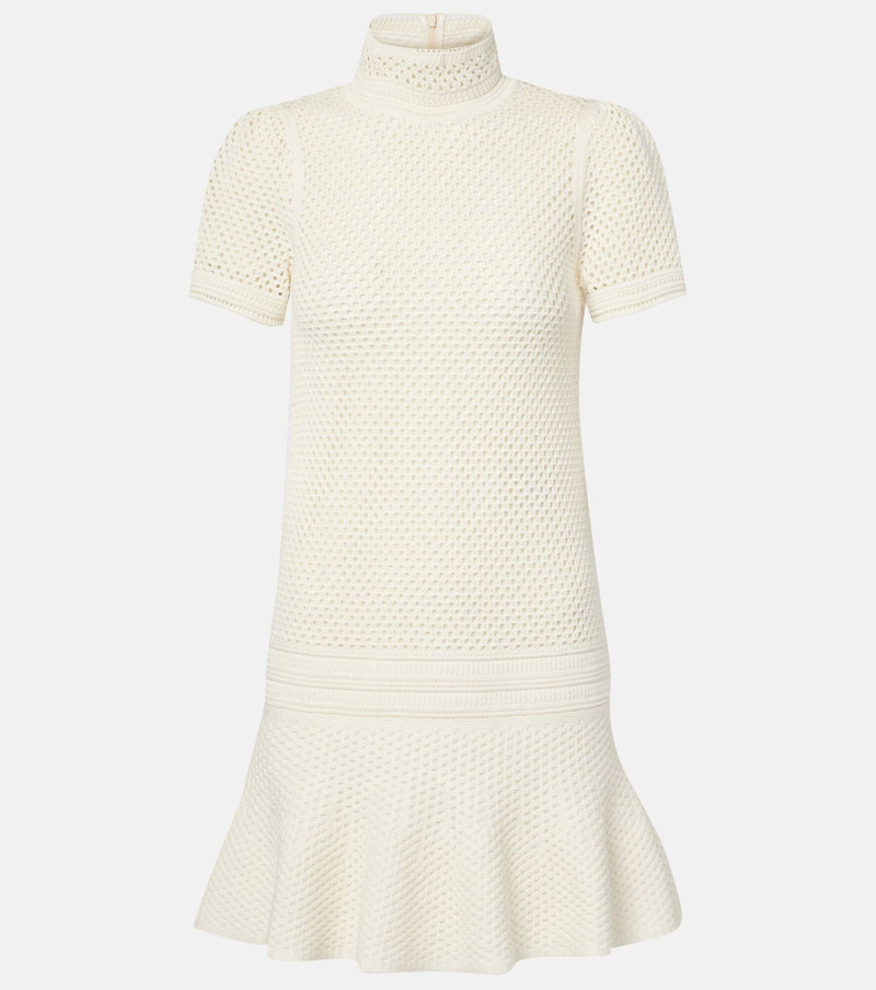 Knitted cotton minidress - 1