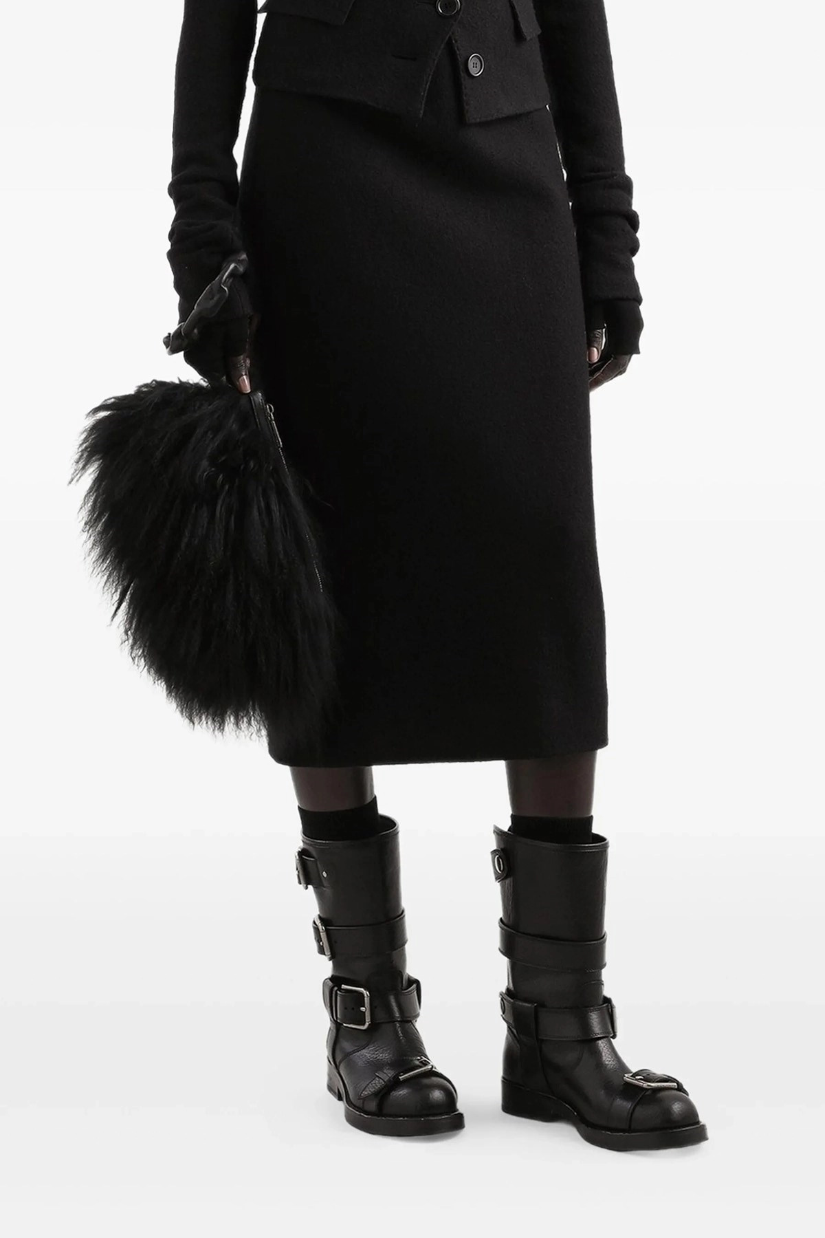 Wool sheath skirt - 2