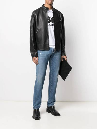 Dolce & Gabbana logo-patch denim jeans outlook