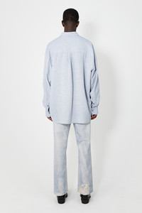アウターその他 Our Legacy Borrowed BD Shirt Burlington Seersucker Mid Blue Our Legacy Burlington Seersucker Borrowed BD Shirt - Mid