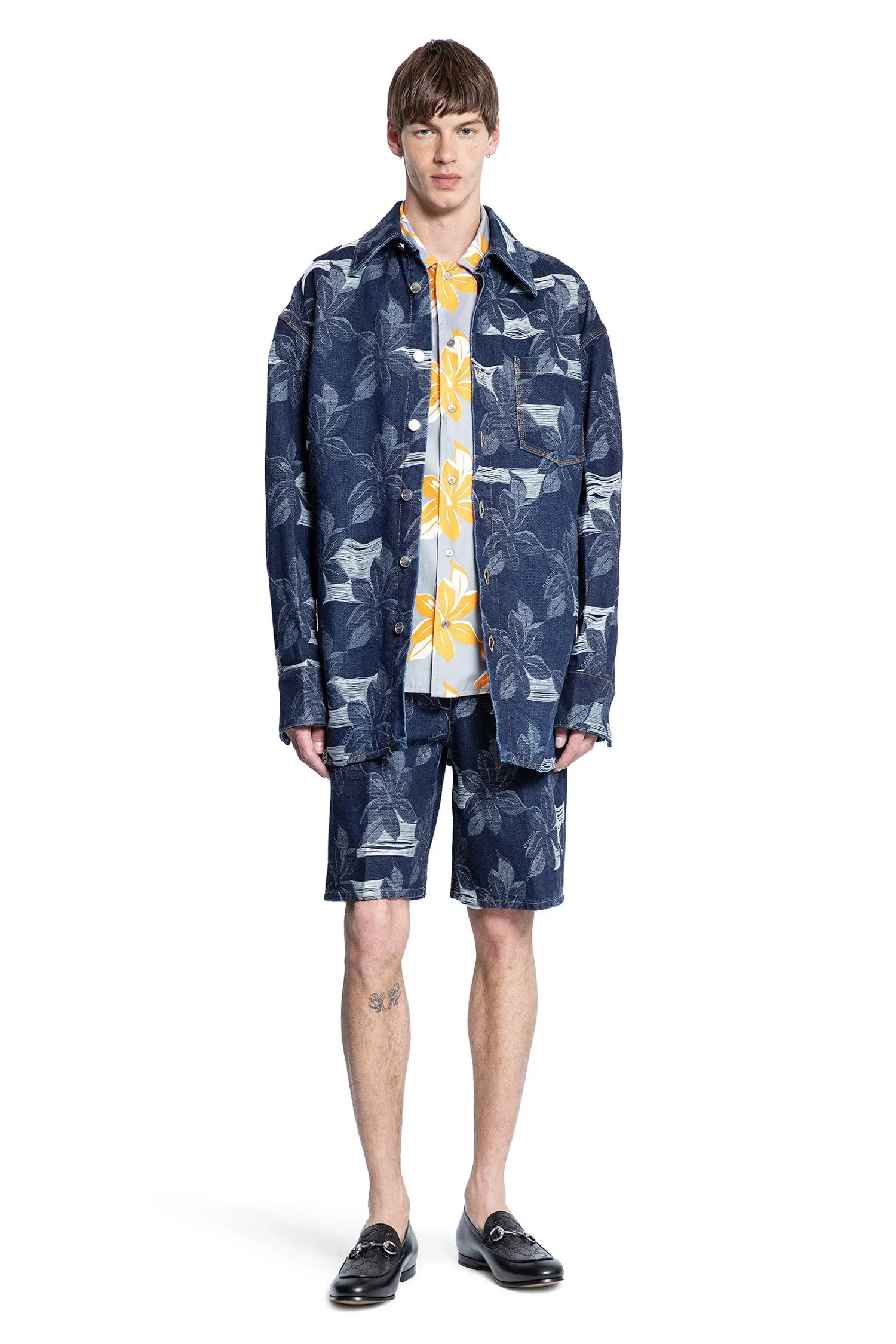 Printed-Cotton-Poplin-Shirt - 5
