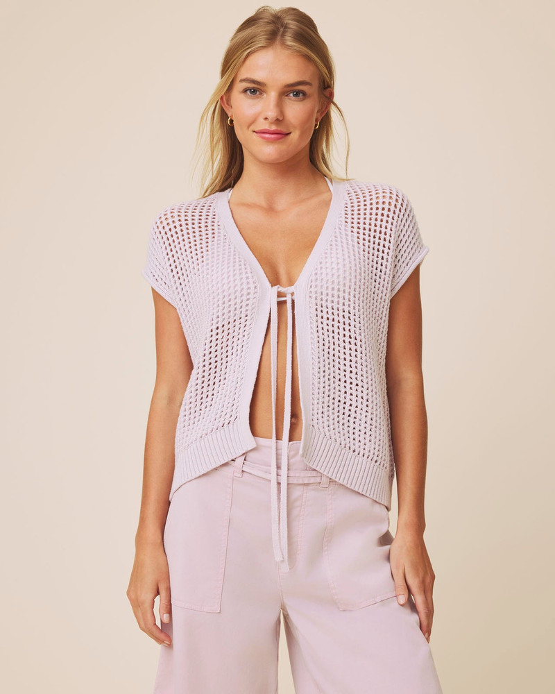 Splendid Simona Tie Front Cardigan outlook