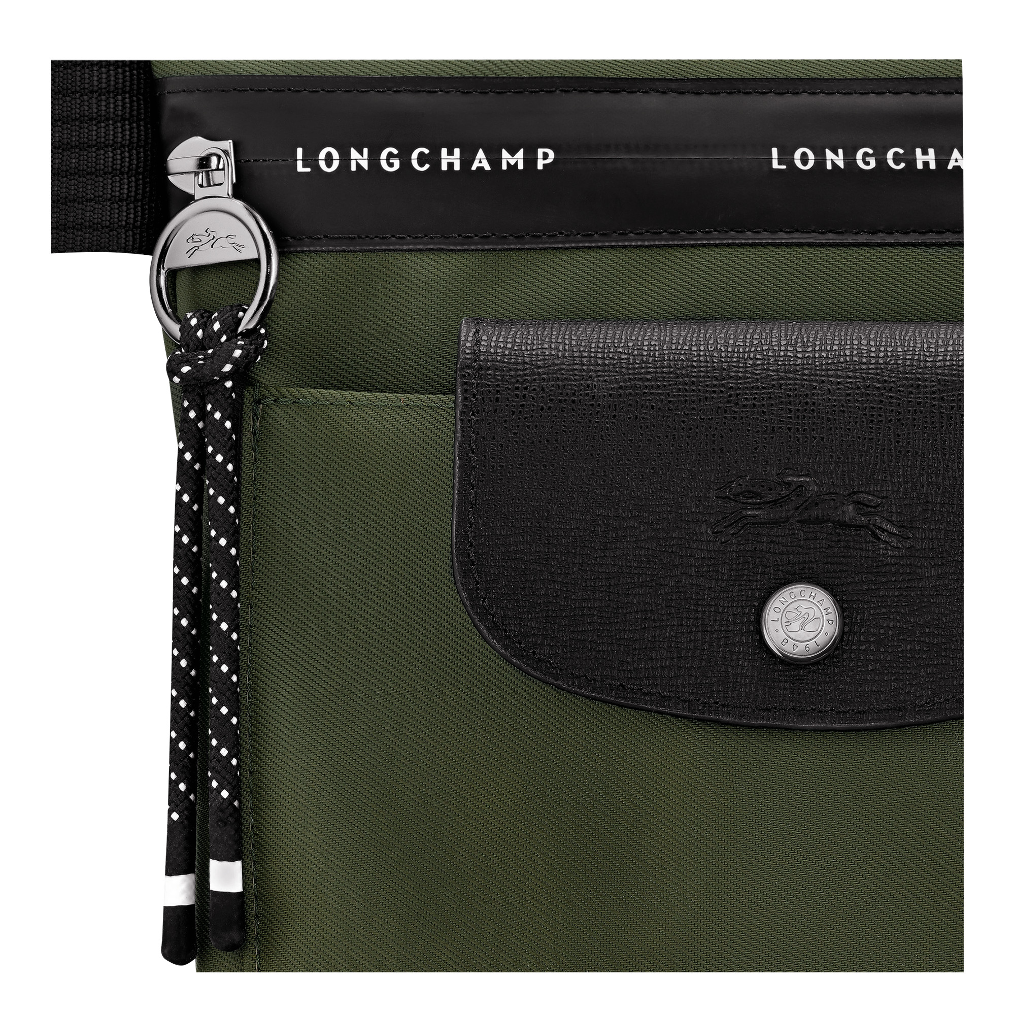 Le Pliage Energy L Crossbody bag Khaki - Canvas - 5