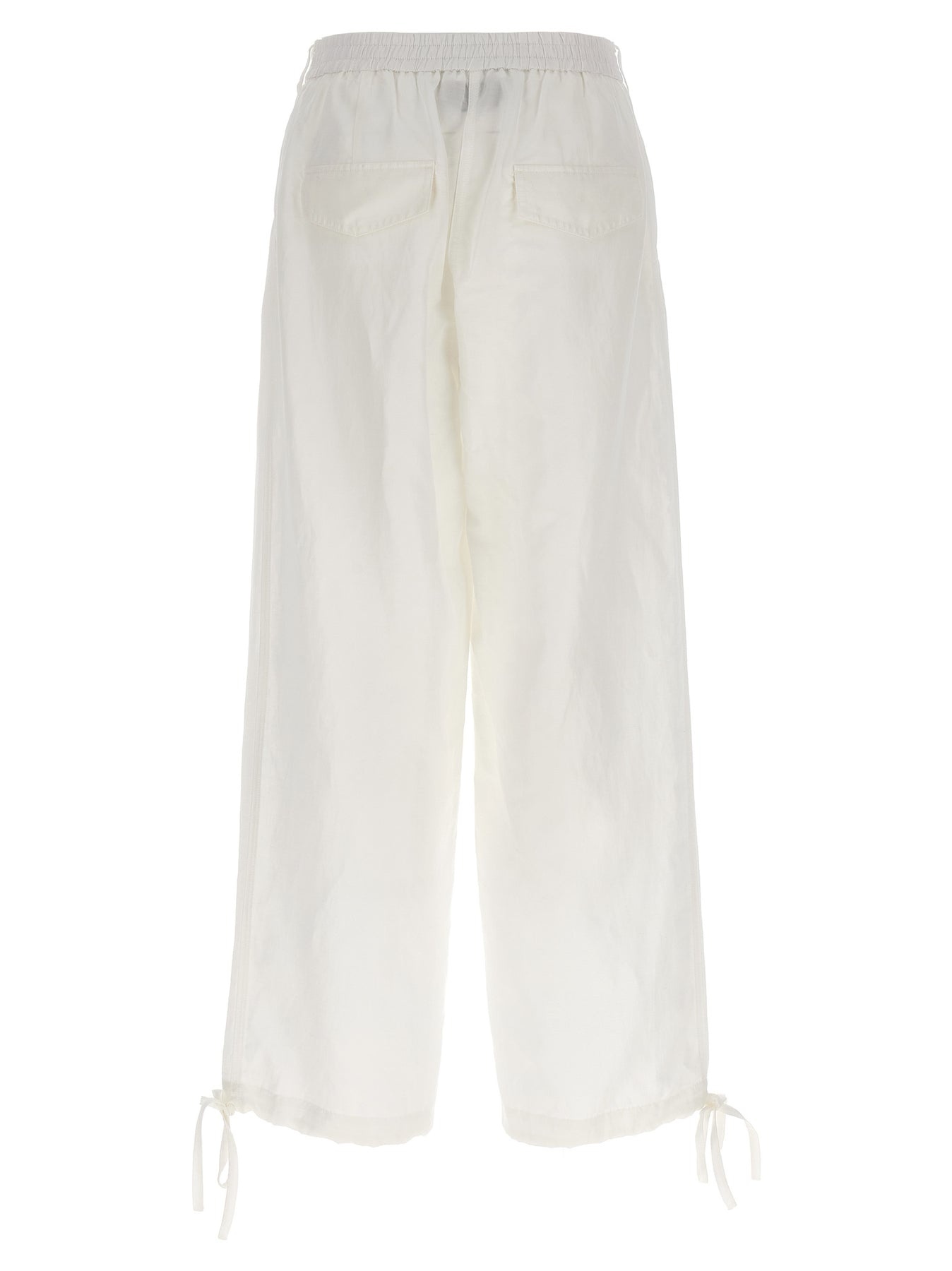 Carrot Pants White - 2