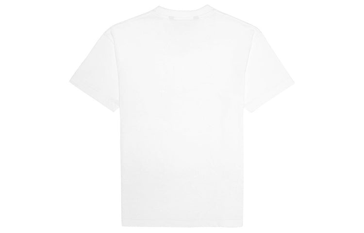 Men's PALM ANGELS Burning Skeleton Tee Flame Printing Short Sleeve White PMAA001R204130260188 - 2