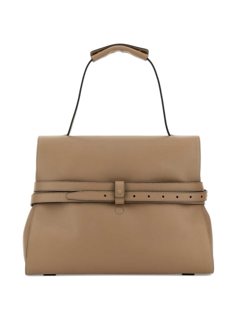 Moschino belted leather shoulder bag outlook