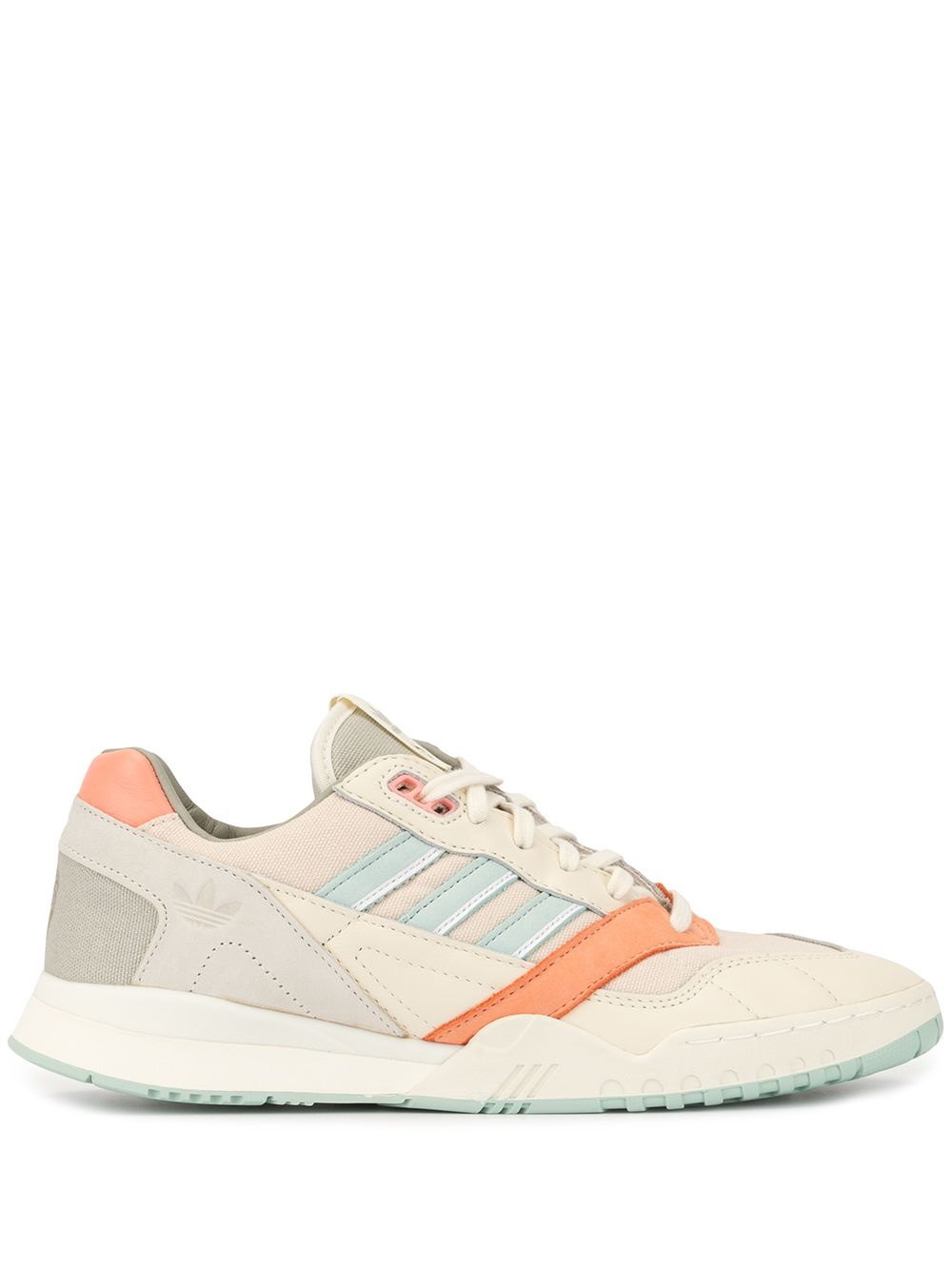 colour panelled sneakers - 1