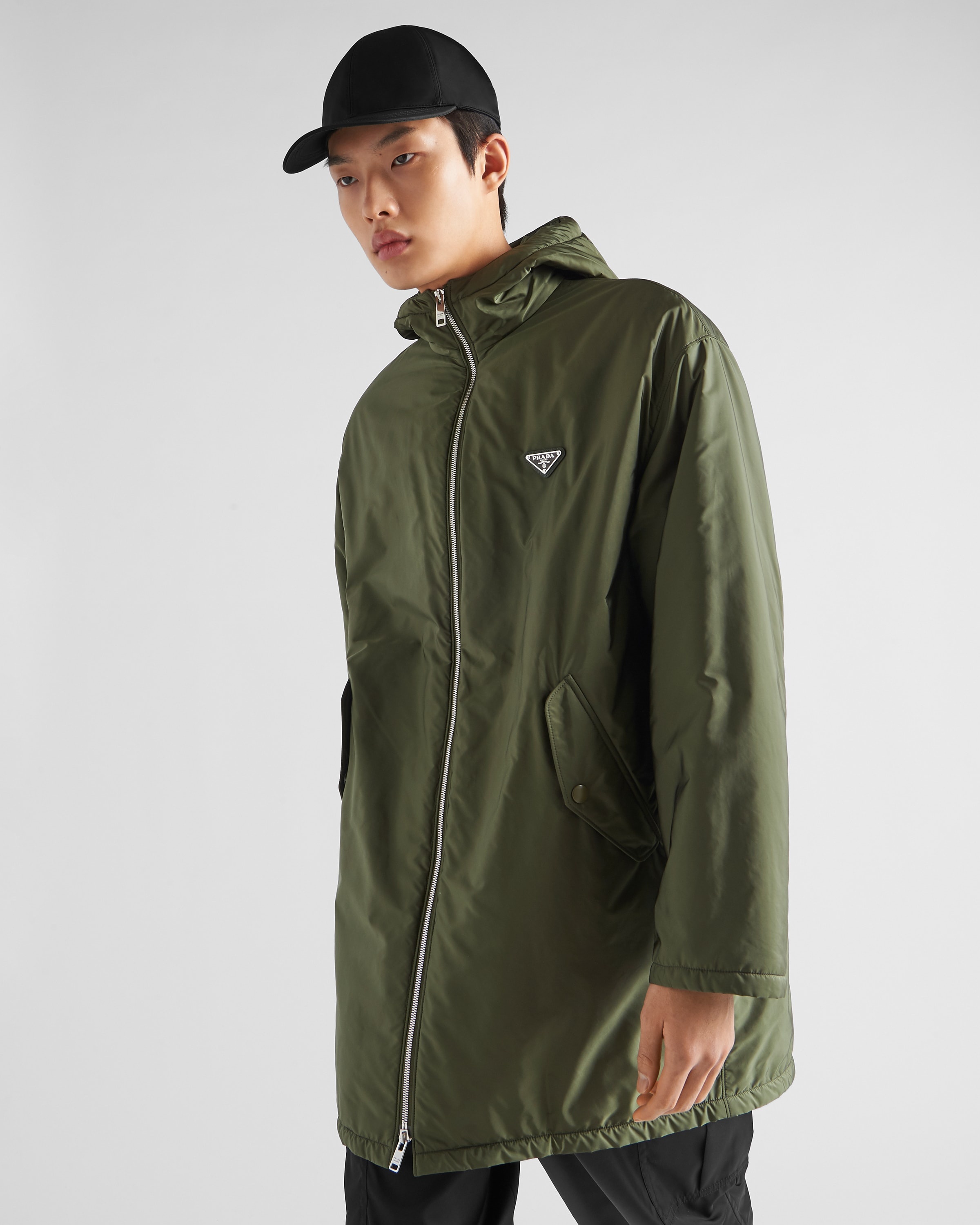Re-Nylon raincoat - 3
