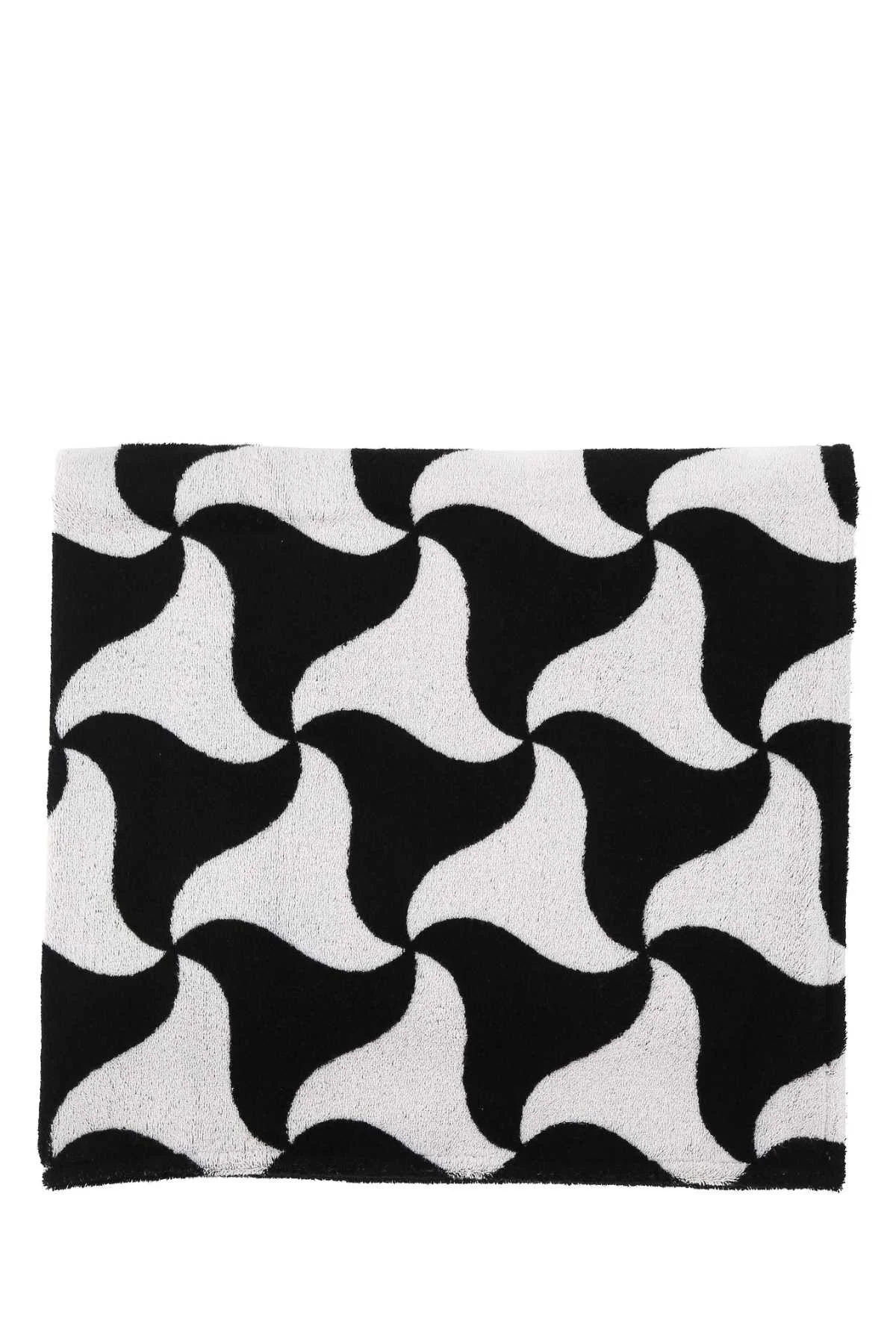 Bottega Veneta Men Embroidered Terry Beach Towel - 1