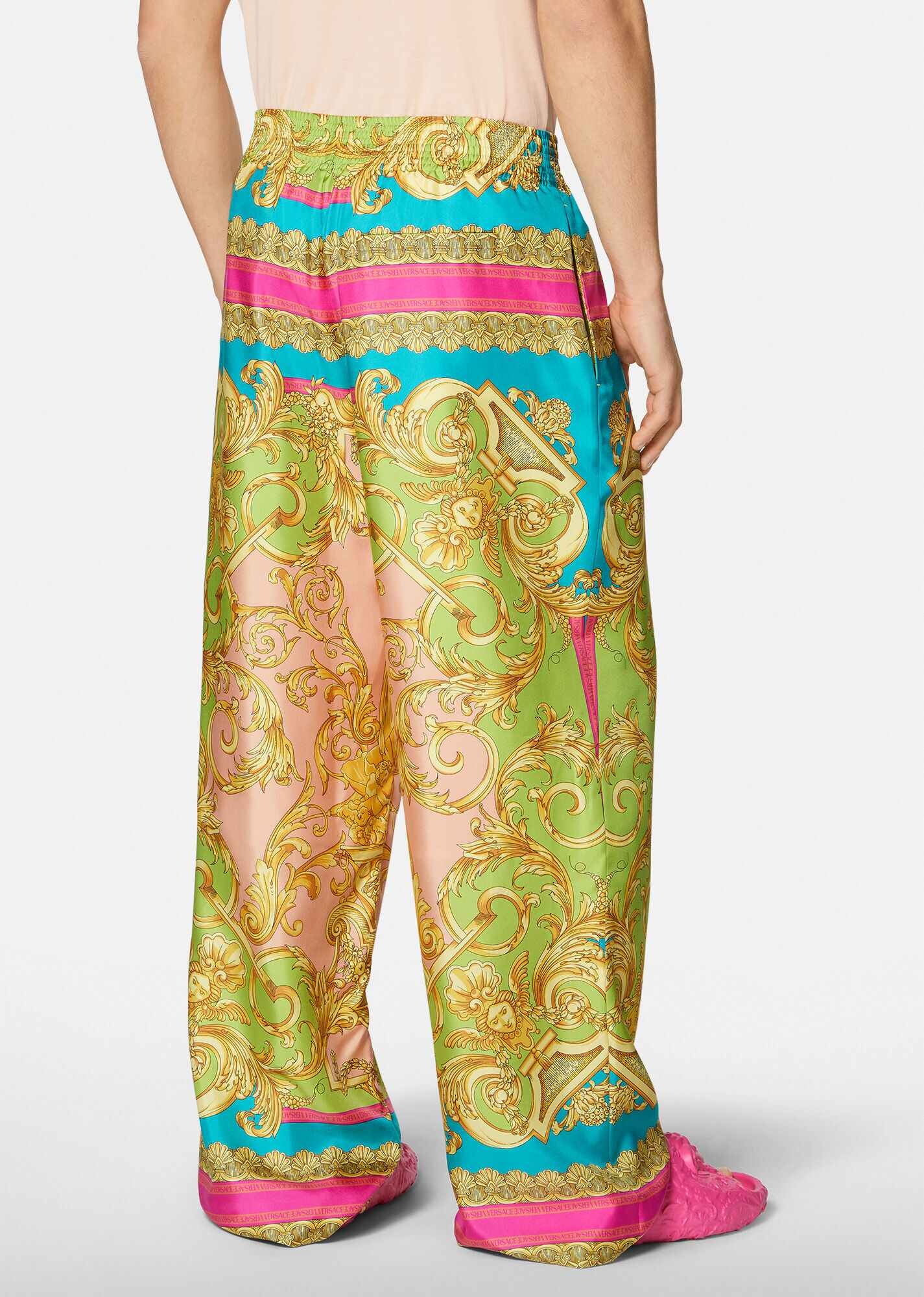 Barocco Goddess Silk Pants - 3