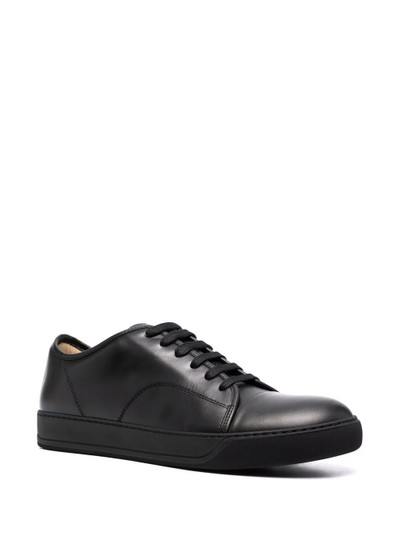 Lanvin lace-up leather sneakers outlook