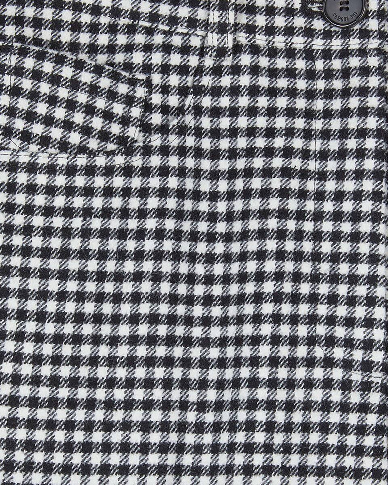 VICHY CHECK FLARE TROUSERS 7