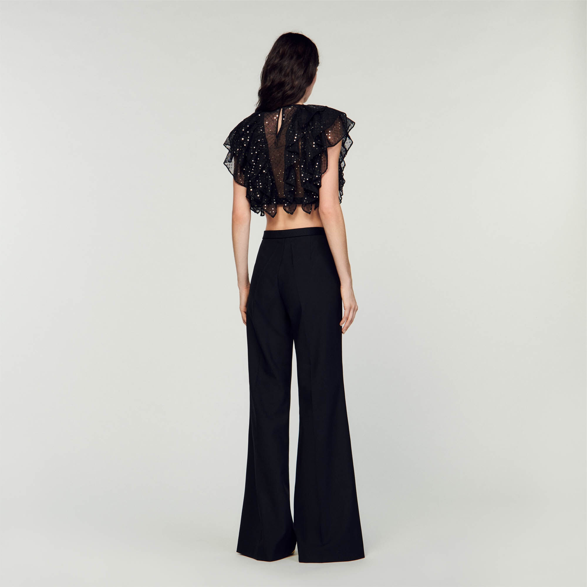 RUFFLED CROP TOP - 6