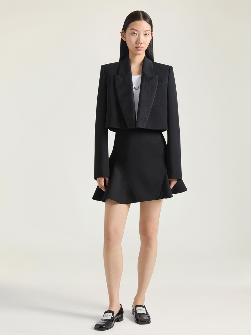 Givenchy RUFFLED MINI SKIRT IN WOOL outlook