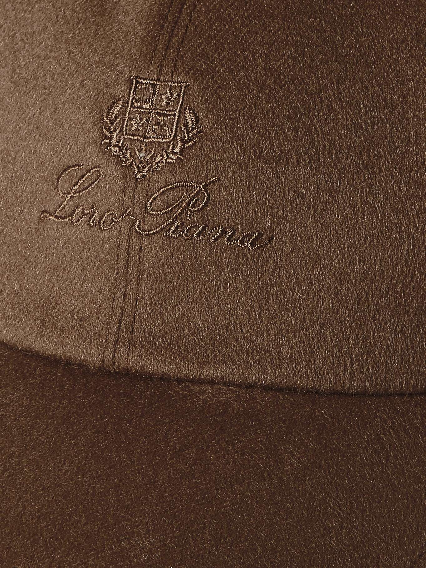 Embroidered cashmere-felt baseball cap - 4