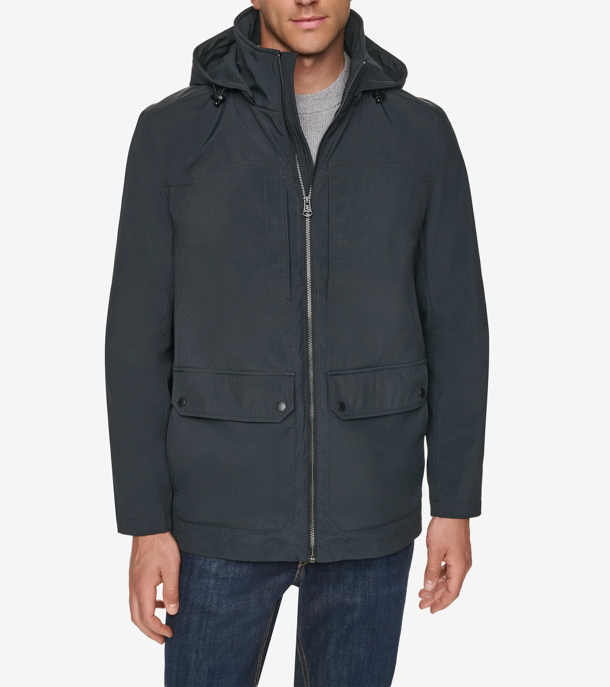 Men's Nylon Anorak Jacket - 1