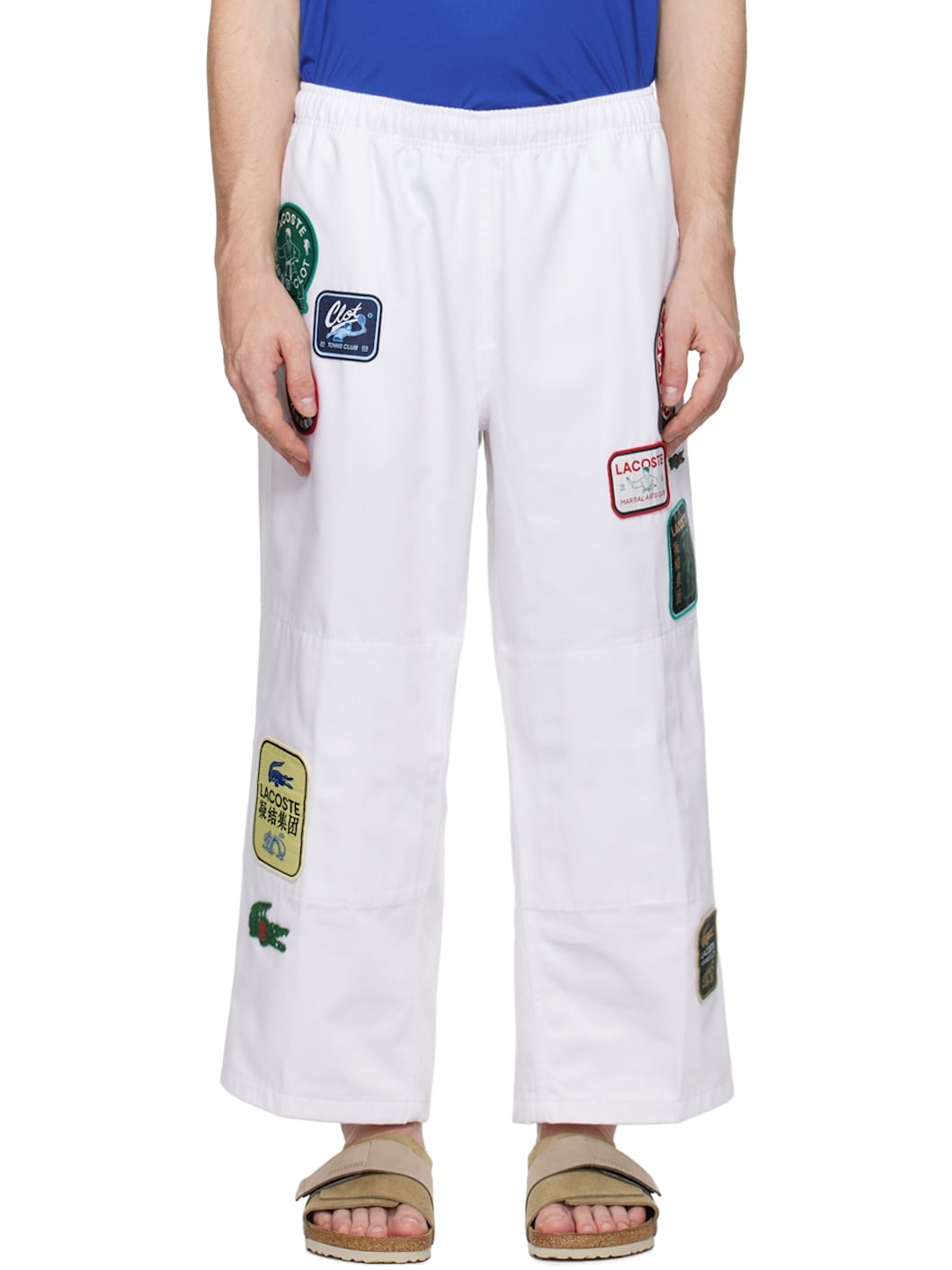 Supreme 17ss Lacoste L!ve track pants 白 Lacoste x Supreme SS17 - nss magazine