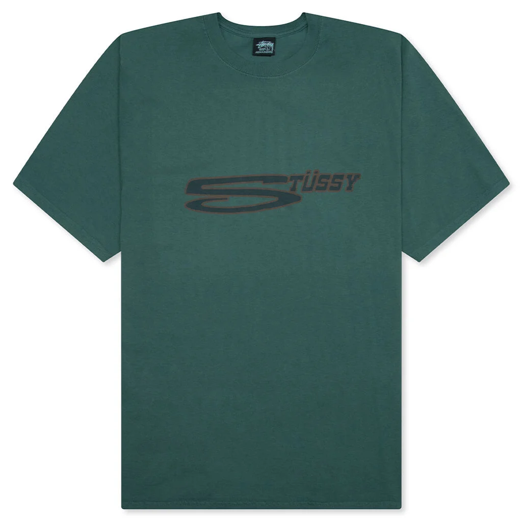 STRETCH PIGMENT DYED TEE - PINE - 1
